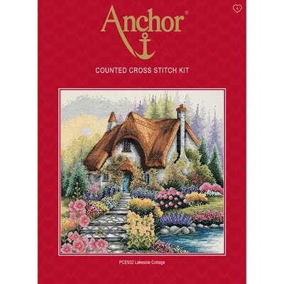Anchor Essentials Cross Stitch Kit - Lakeside Cottage