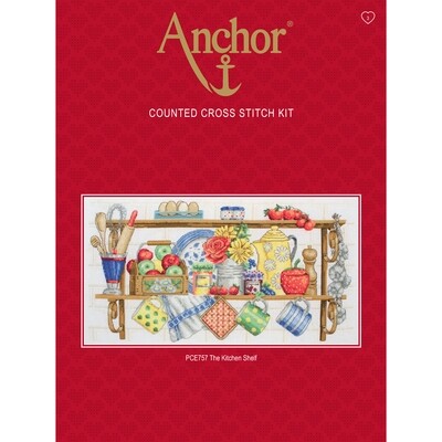 Anchor Essentials Cross Stitch Kit - The Kitchen Shelf