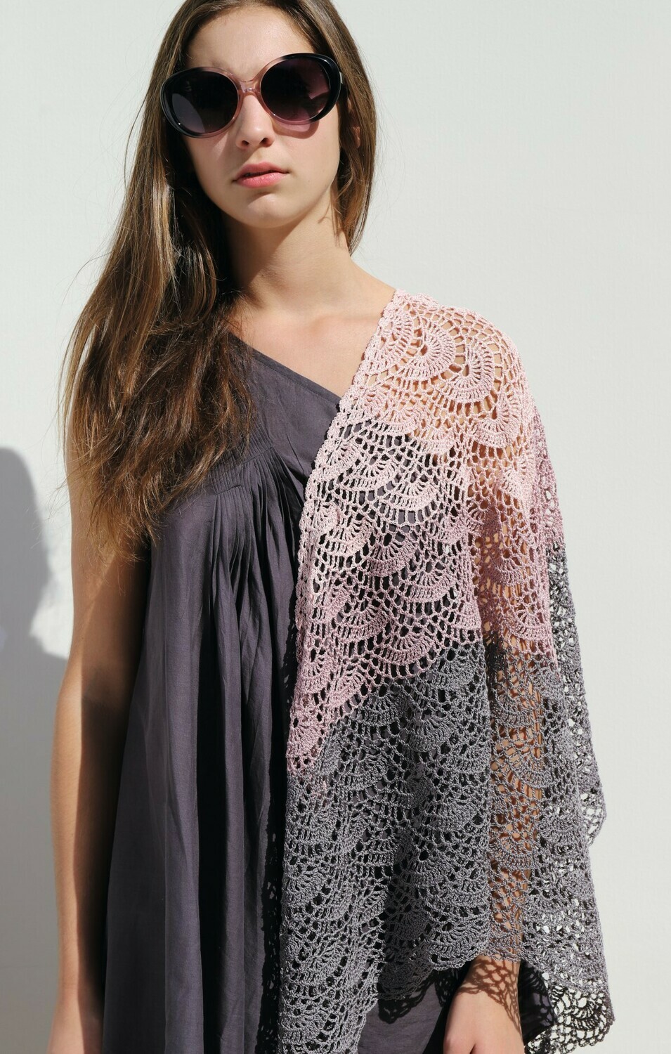 Digital Pattern Pearl shawl