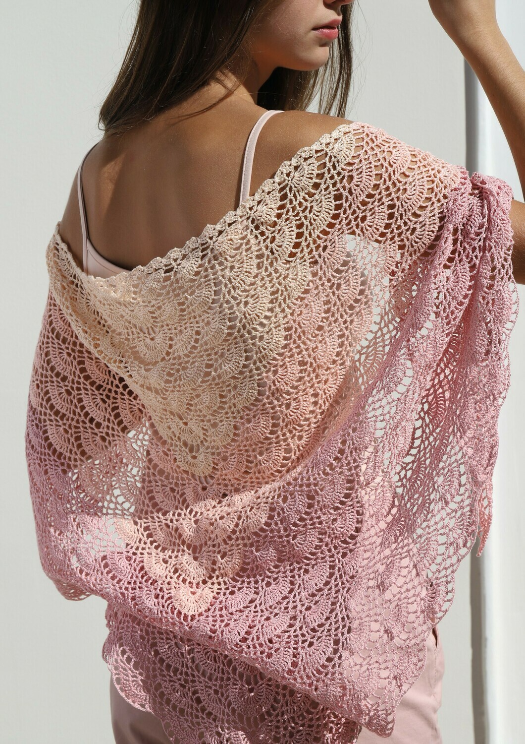 Digital Pattern Sunset shawl