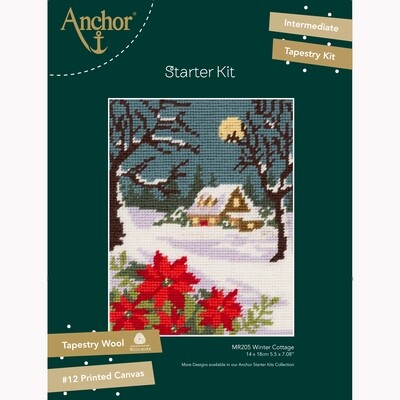 Anchor Starter Tapestry Kit - Winter Cottage