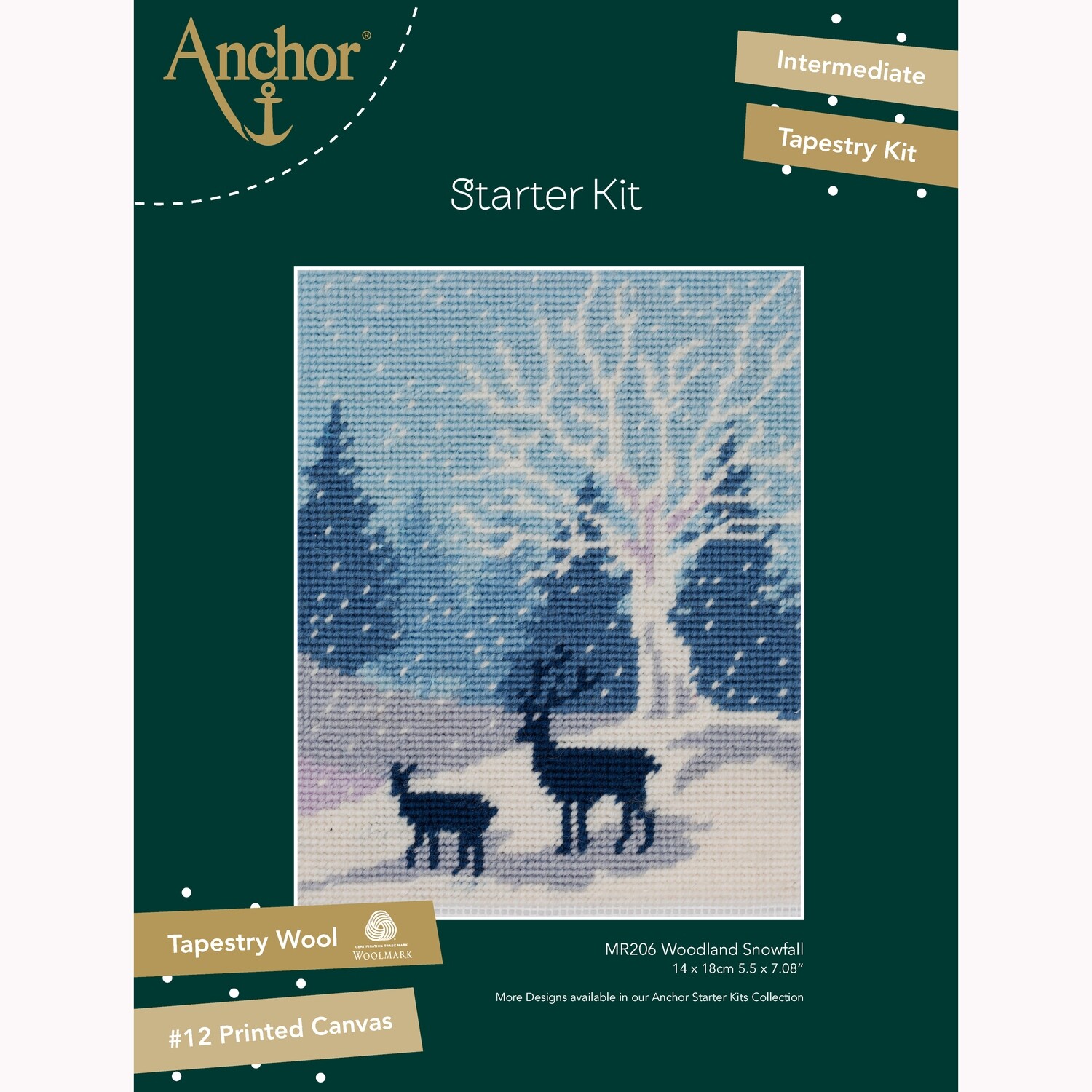 Anchor Starter Tapestry Kit - Woodland Snowfall