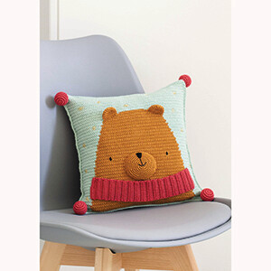 Digital Pattern Bear cushion