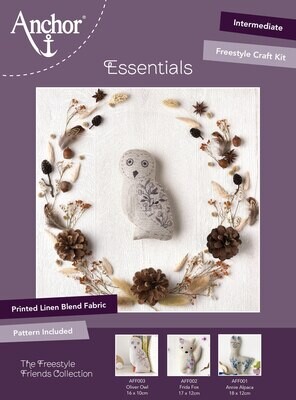Anchor Essentials Freestyle / Craft Kit Freestyle Friends - Oliver Owl