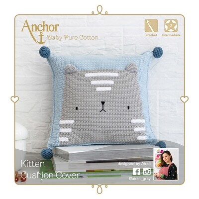 Anchor Cushion Crochet Kit - Kitten