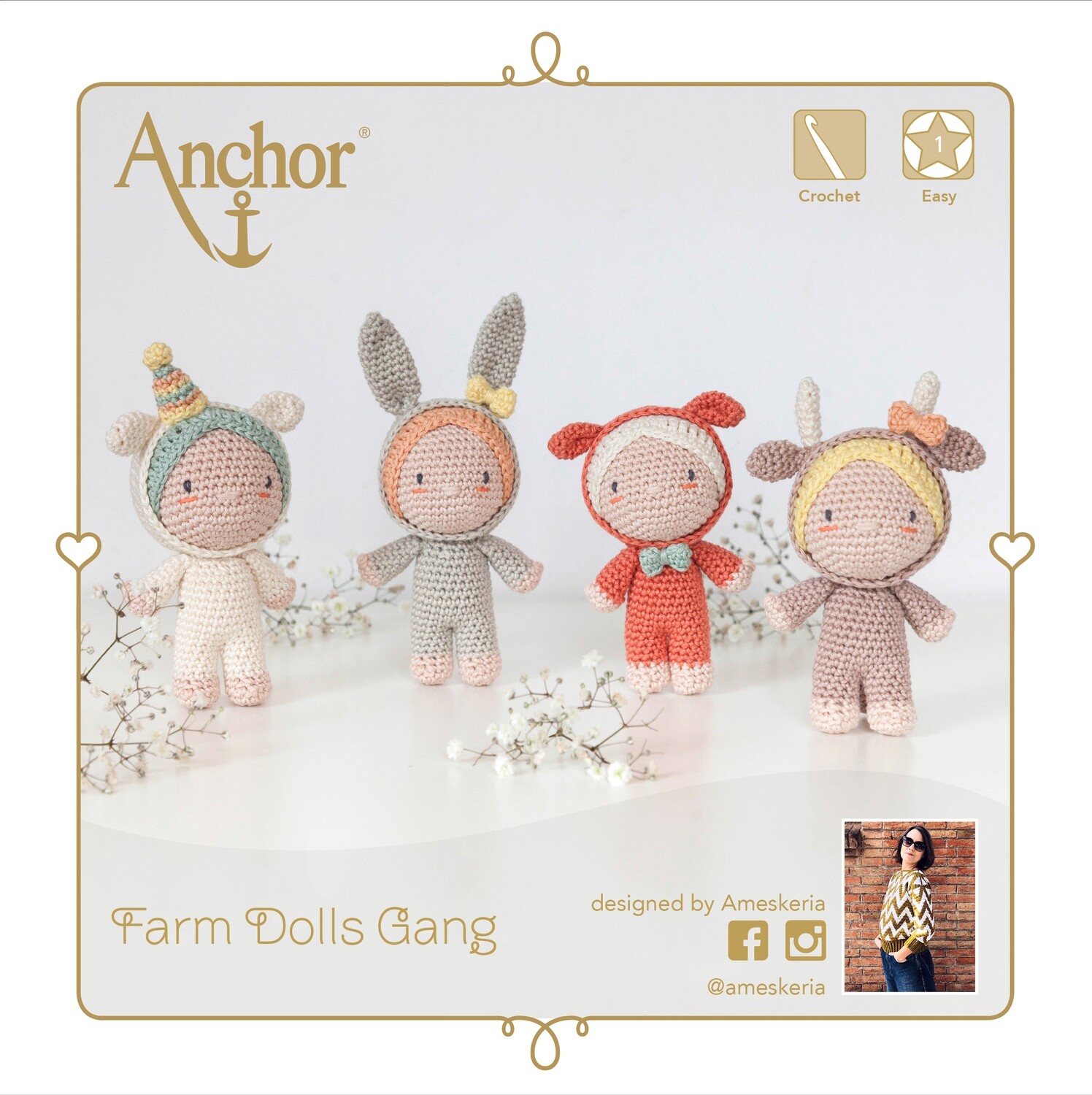 Anchor Farm Dolls Gang Crochet Kit