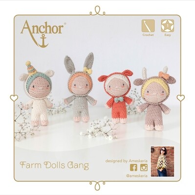 Anchor Farm Dolls Gang Crochet Kit