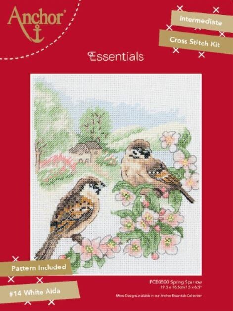 Anchor Essential Kit - Spring Sparrow Cross Stitch
