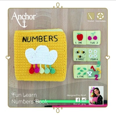 Anchor Crochet Kit - Numbers book