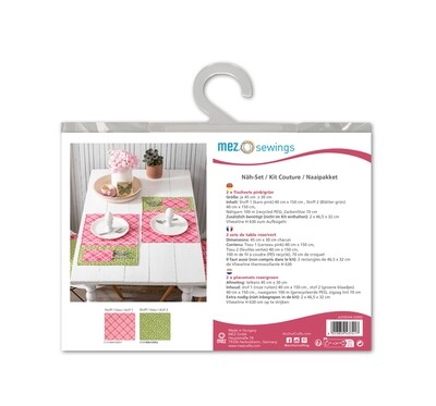 MEZ Sewings The Pink Placemat Kit