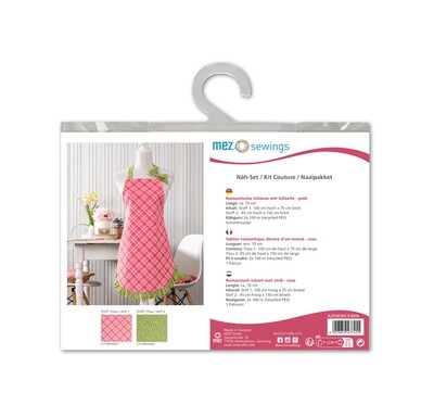 MEZ Sewings The Pink Romantic Apron Kit