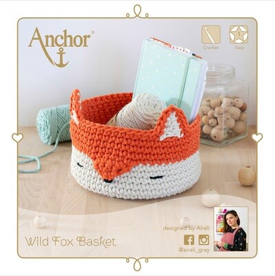 Anchor Crochet kit-Fox basket