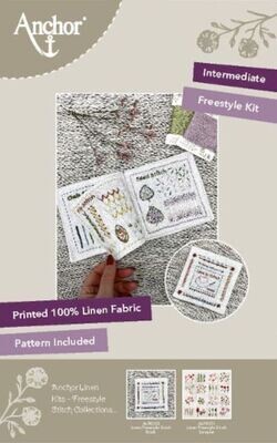 Anchor Essential Kit - Linen Freestyle Stitch Book Kit