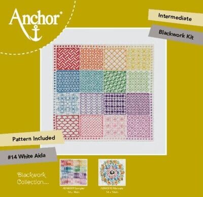 Anchor Essential Kit - Modern Blackwork Sampler Kit