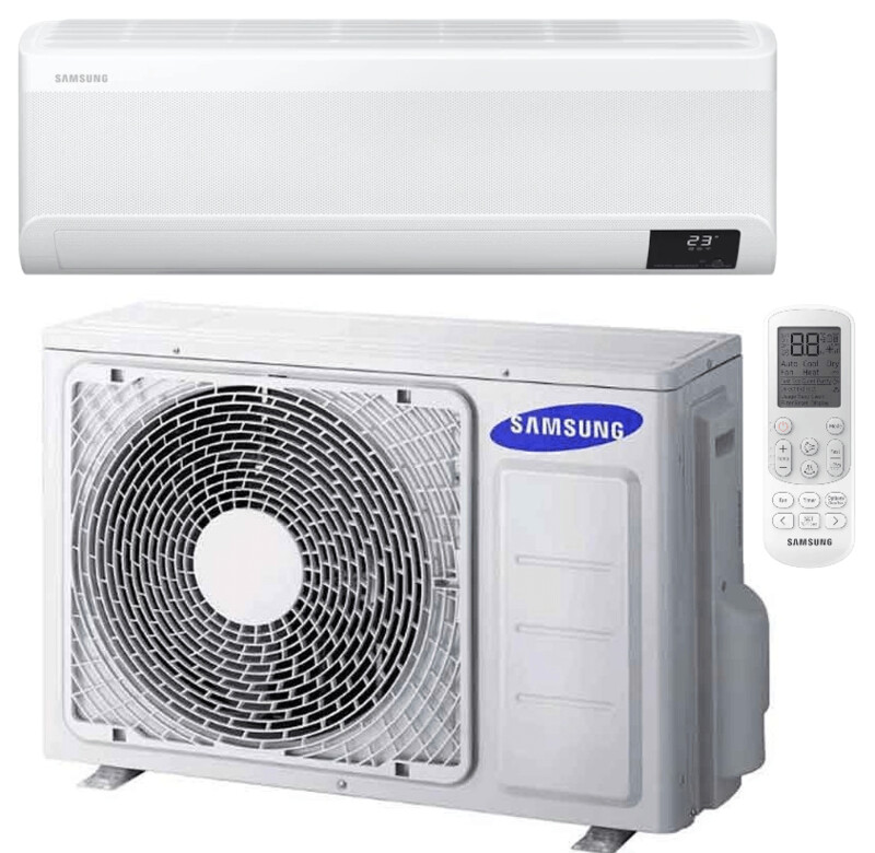 Samsung Wind-Free Comfort 3,5 kW Single Split Set
AR12TXFCAWKN/EU (Innengerät)
AR12TXFCAWKX/EU (Außengerät)