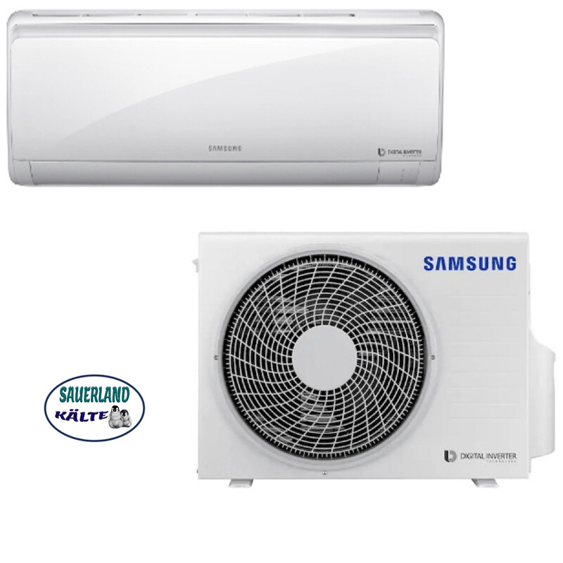Samsung Maldive 2,75 kW 
AR09RXFPEWQN/EU + AR09RXFPEWQX/EU 
R 32  inkl. Fernbedienung