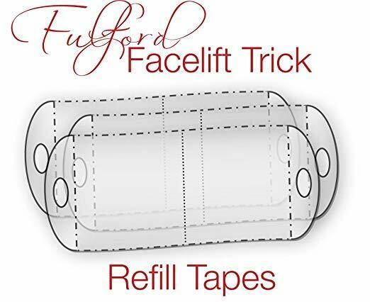 NEW INSTANT FACELIFT, FACE TAPES, NECKLIFT &amp; EYE LIFT REFILL TAPES ANTI AGEING  - 40 double/20 single. Lifts and Tightens Sagging Skin in seconds