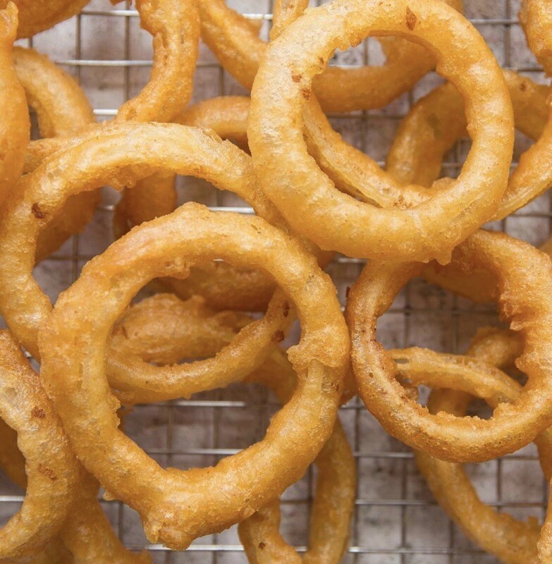 HOMEMADE ONION RINGS