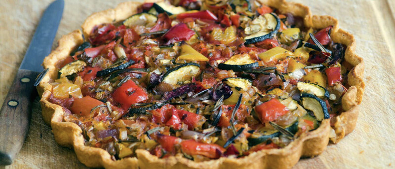 MEDITERRANEAN VEGETABLE TART