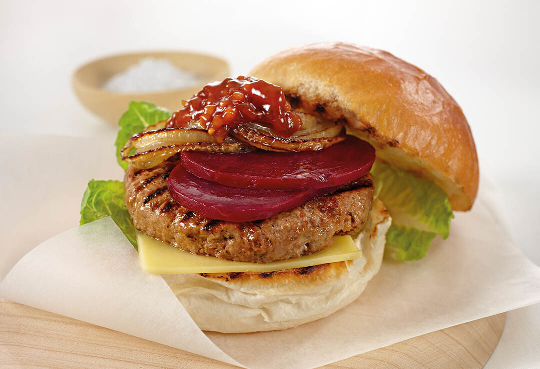 CHICKPEA &amp; SWEET POTATO BURGER