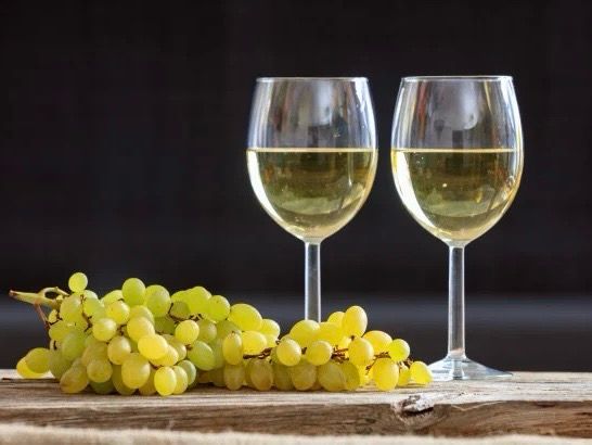 Bicchiere di vino Bianco