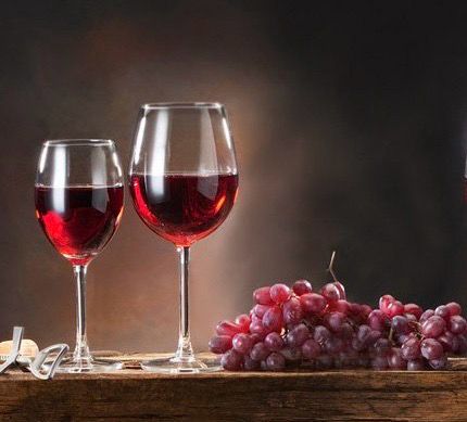 Bicchiere di vino Rosso