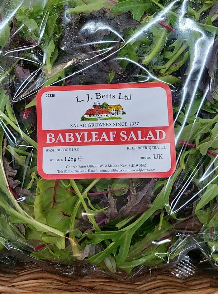 Baby Leaf Salad 125 g pack