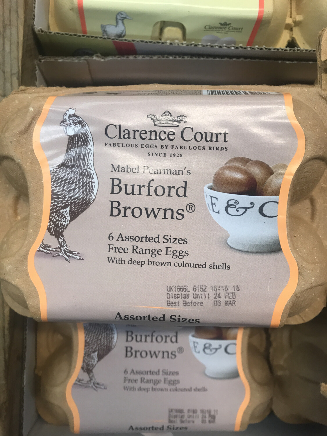 Burford Brown 6 eggs