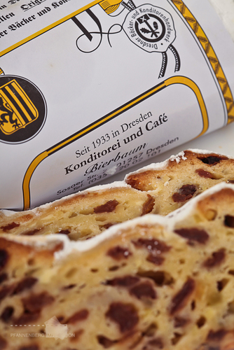 Dresdner Christstollen® 1,2 Kg in edler Stollendeckeldose mit 3D - Deckelprägung (Versand ab 19. Oktober 2026)