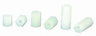 SPACER NYLON TAPPED HEX M3X15MM PK2