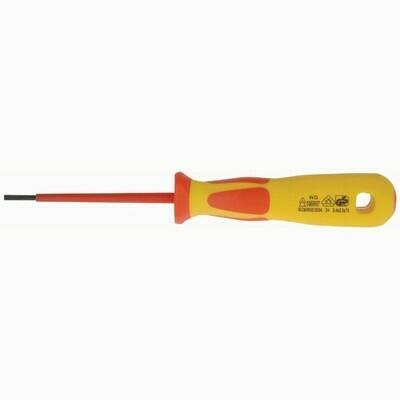 Flat Blade 2.5 x 75mm Screwdriver