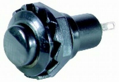 SWITCH PUSH MOM SPST BLK N/O