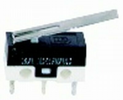 SWITCH MICRO W/LEVER 125V 3A