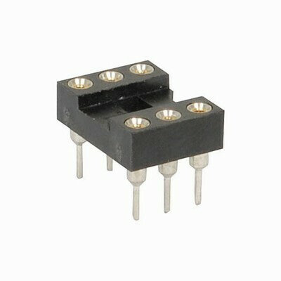 SKT IC MACHINED 6PIN/300MIL