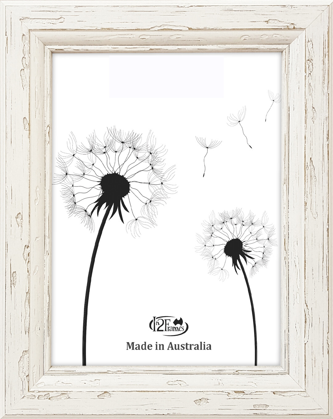 K96 10X12 Rustic White Frame