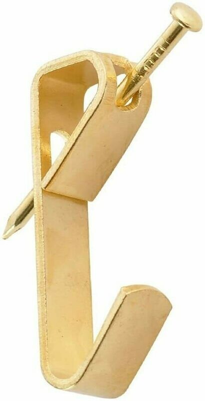 Brass Picture Hooks 30kg 2pk