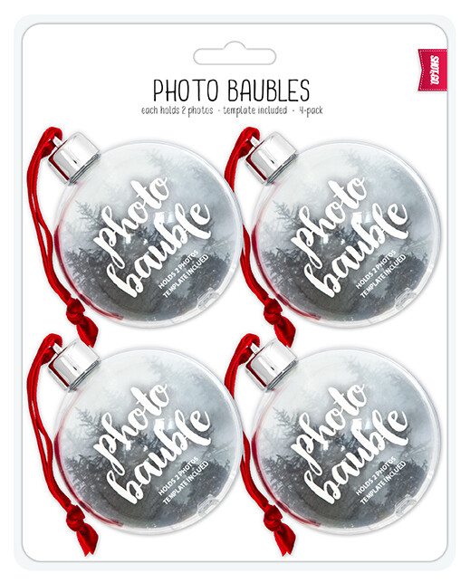 Photo Bauble 4 Pack