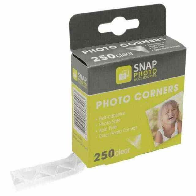Photo Corners Clear - 250pk