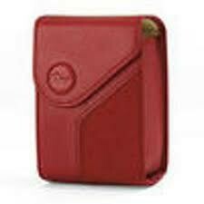 Napoli 30 Leather Camera Case Red