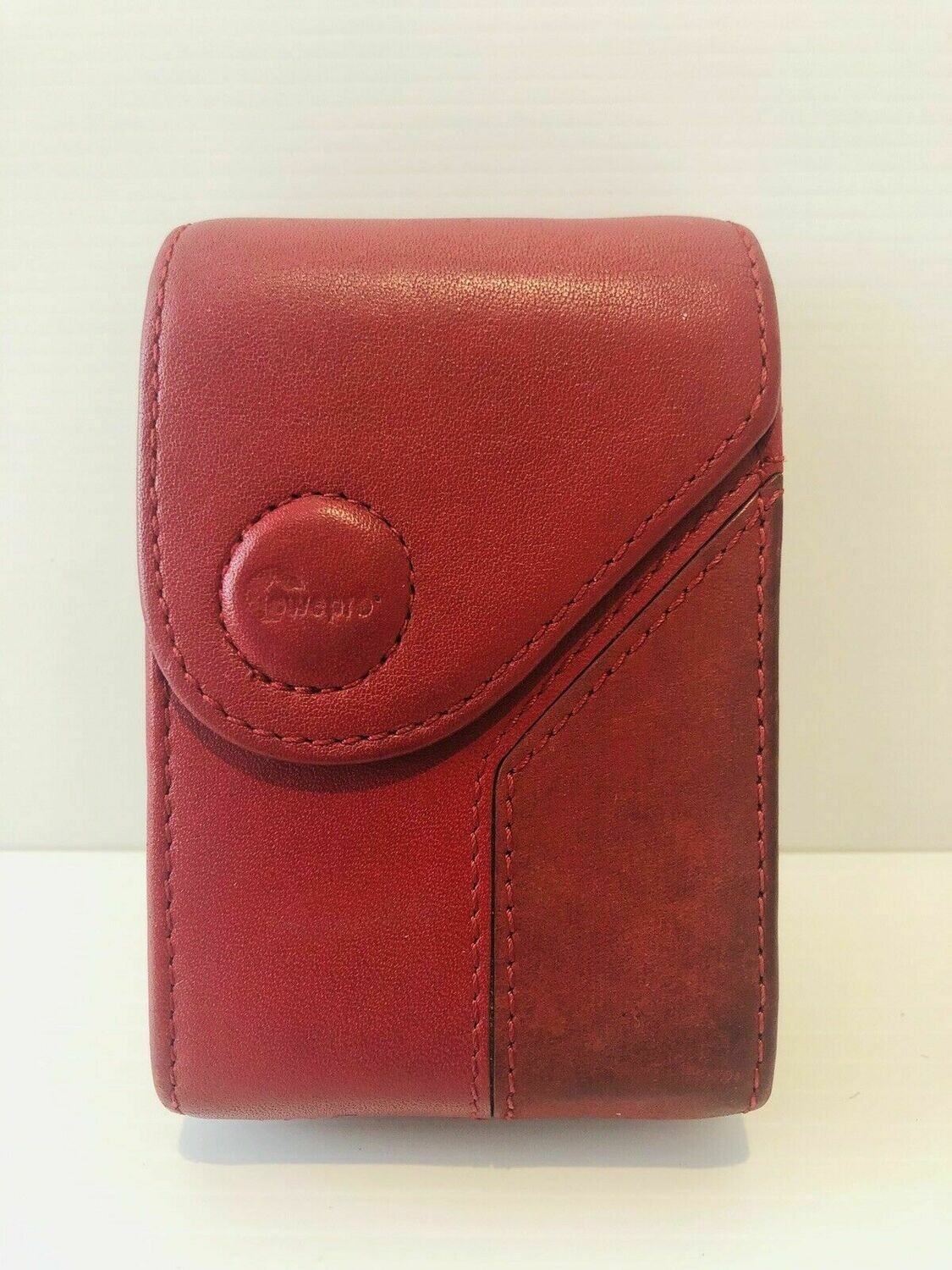 Napoli 20 Leather Camera Case Red