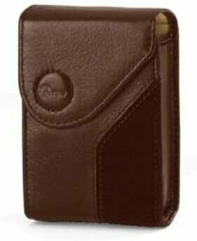 Napoli 5 Leather Camera Case Brown