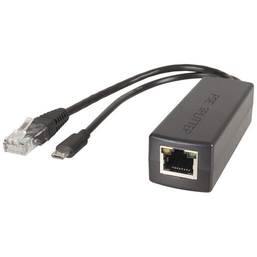 SPLITTER POE 5V MICRO USB DC RJ45