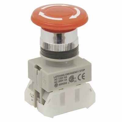 SWITCH EMERGENCY STOP NO+NC ROT REL