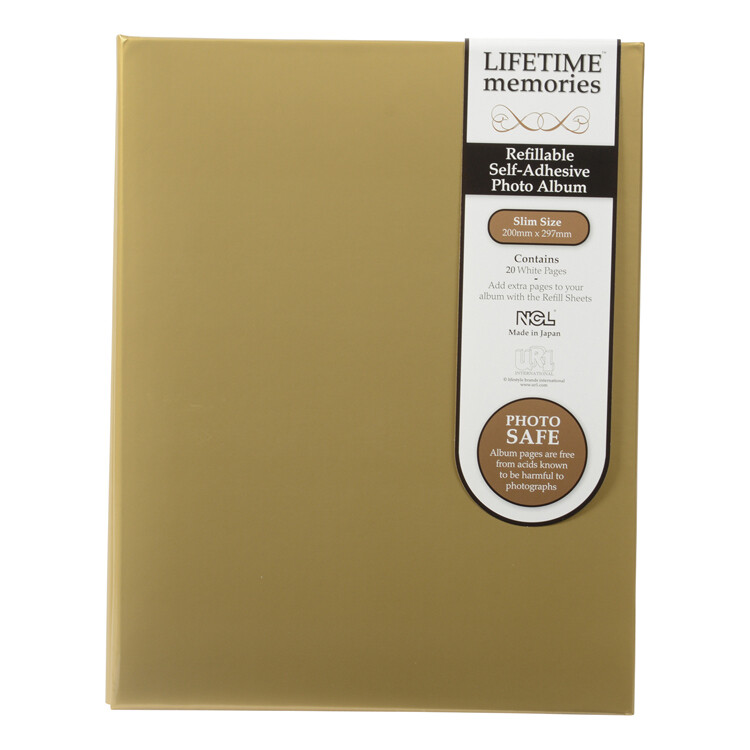 NCL A4 Gold Album Refill