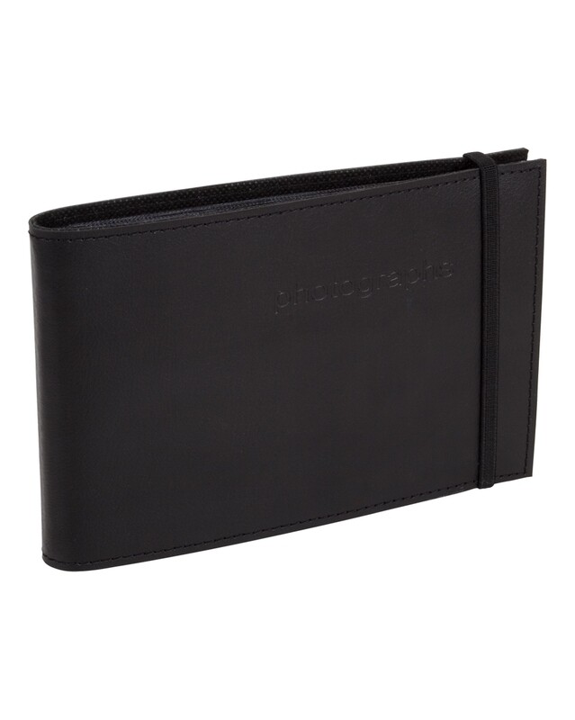 Citi Leather Black 5x7 Album
