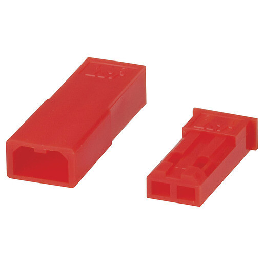 CONN 2-PIN JST W/CRIMP M+F RED 2-PA