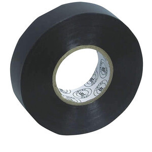 TAPE INSUL PVC 19MM BLK 20M ROLL TE