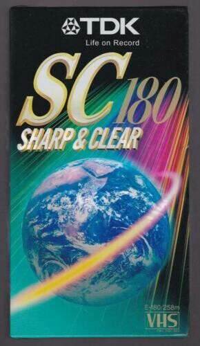 TDK SC180 Video Tape