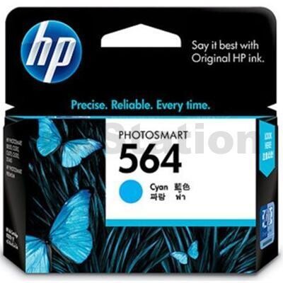 HP 564 Genuine Cyan Inkjet Cartridge CB318WA - 300 Pages