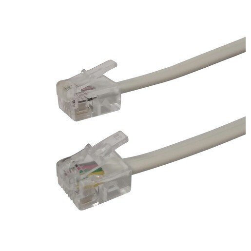 LEAD TEL RJ12 6P/4C PLG - PLG 5M